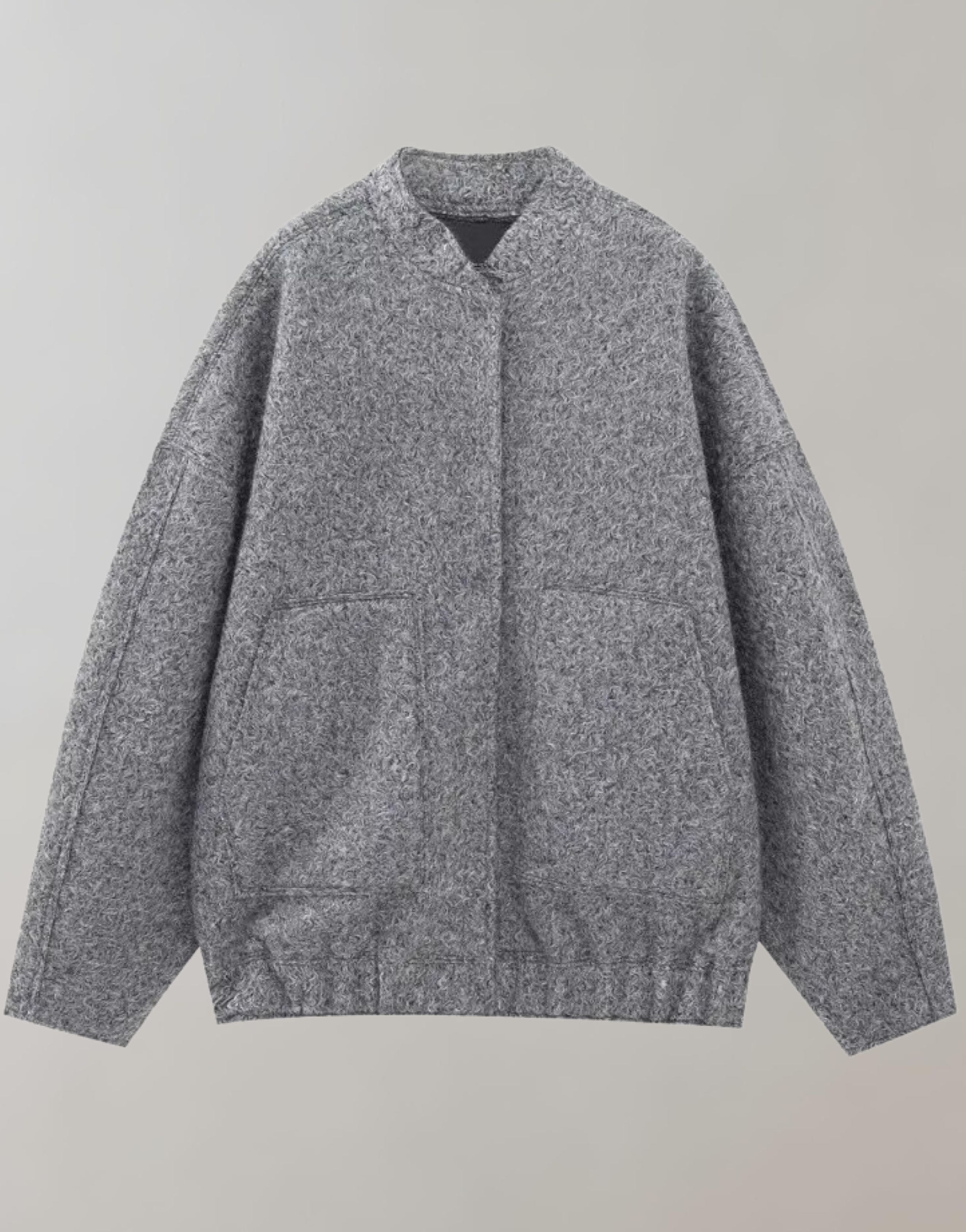 Oversized bomberjack | Casual | Met knopen | Oversized jas | Damesjas-Boetiek Moda