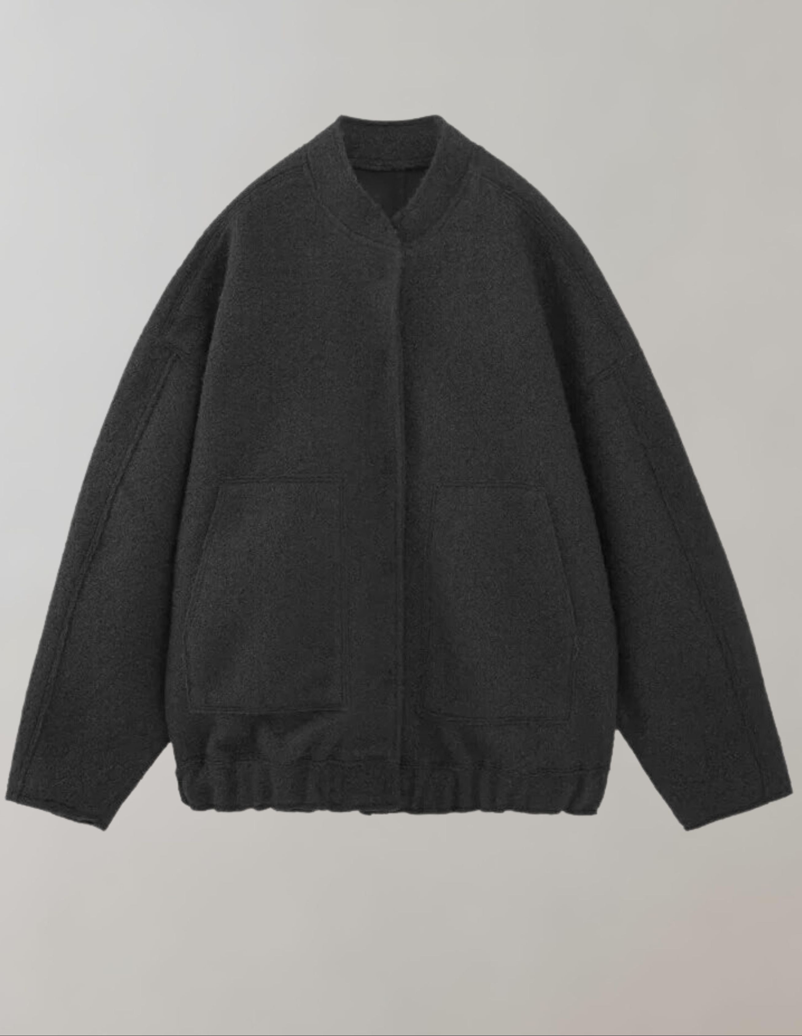 Oversized bomberjack | Casual | Met knopen | Oversized jas | Damesjas-Boetiek Moda