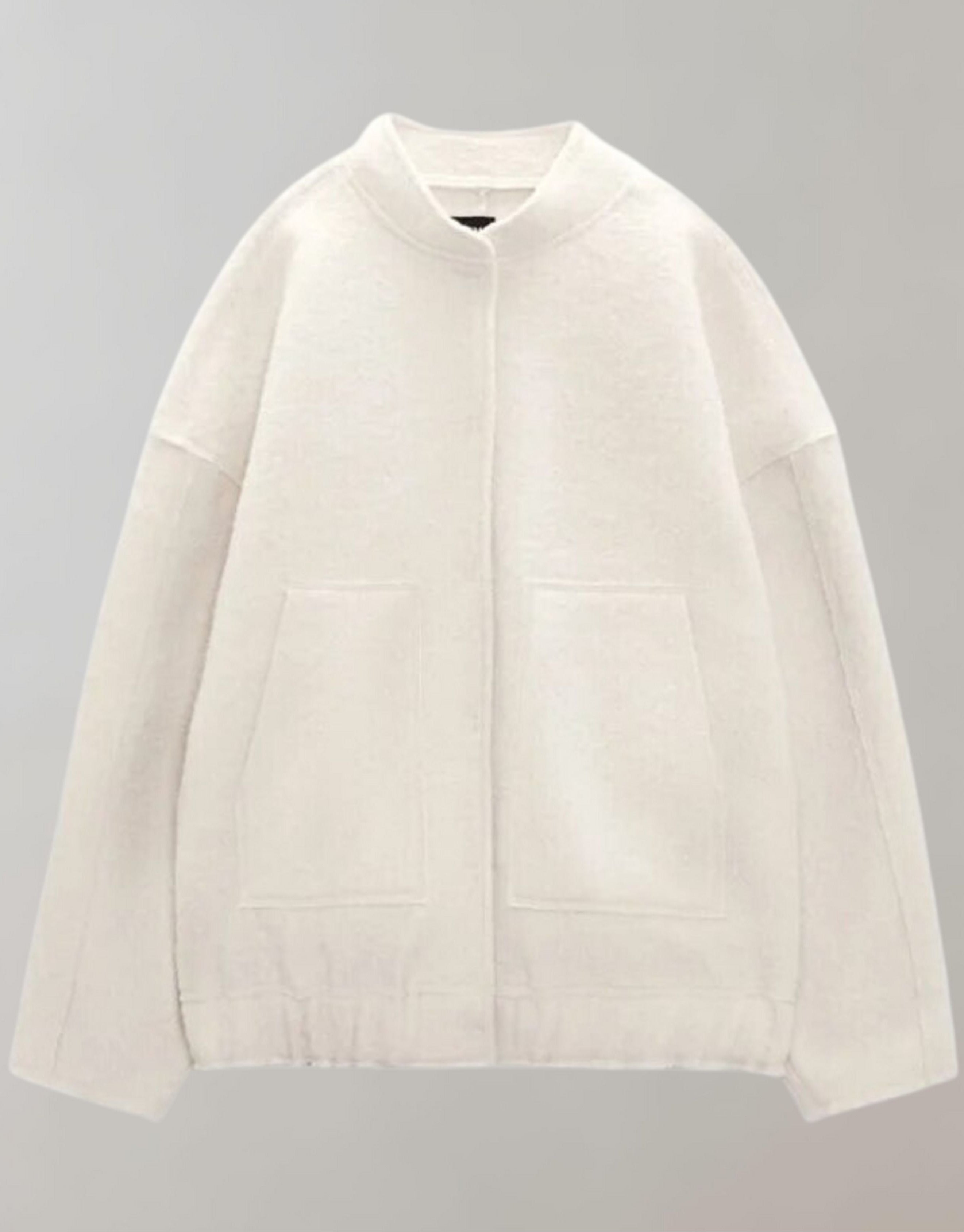 Oversized bomberjack | Casual | Met knopen | Oversized jas | Damesjas-Boetiek Moda
