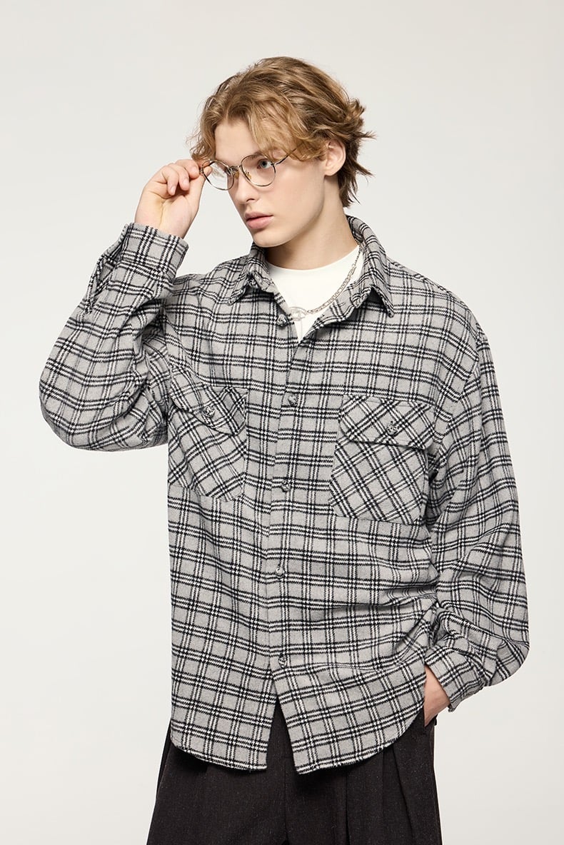 Oversized overhemd - Geruit - Los model - Overhemd met Knoopsluiting - Overhemd-Boetiek Moda