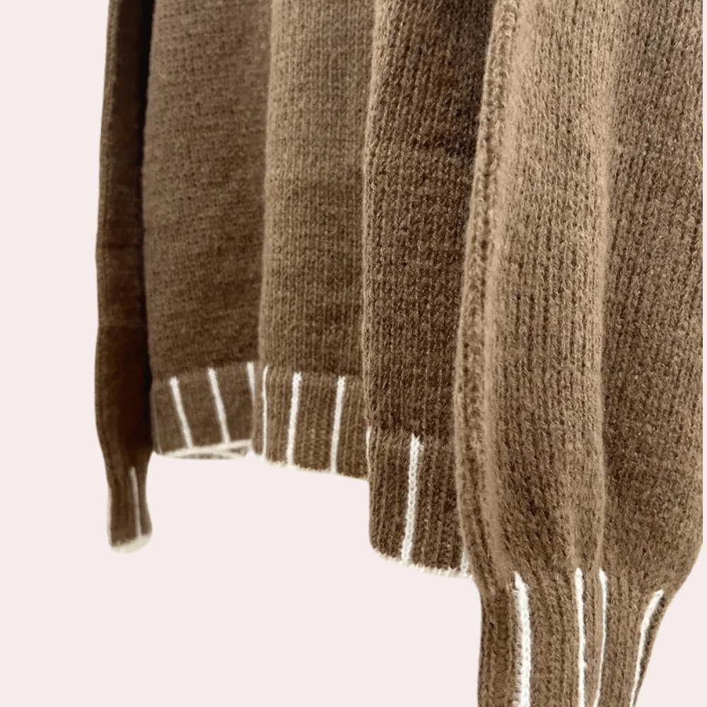 Oversized trui - Gebreid - Trui - Chunky sweater - Damesbreigoed-Boetiek Moda