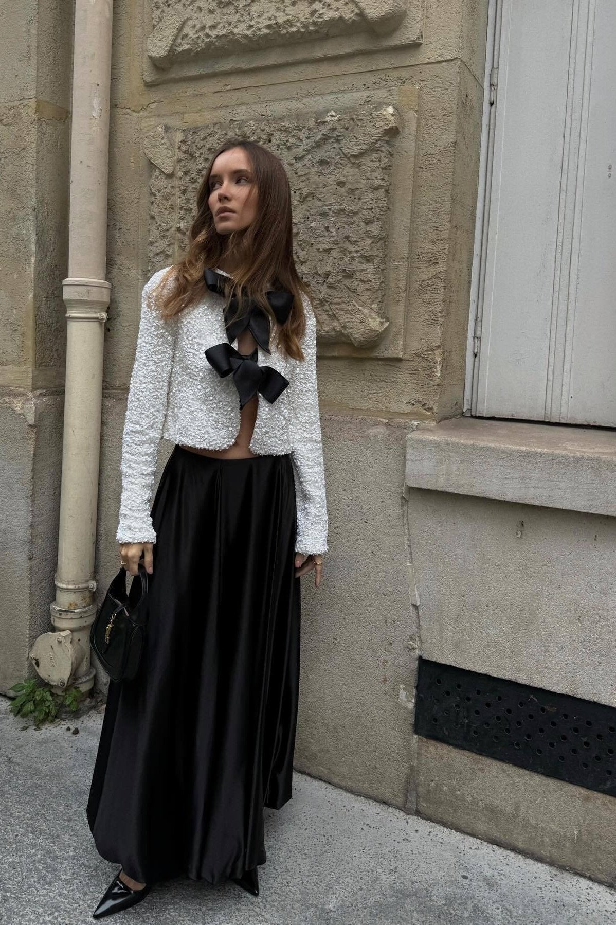 Pailletten Top - Lange Mouw - Band Voorkant - Glitter Blouse - Dames Blouse-Boetiek Moda