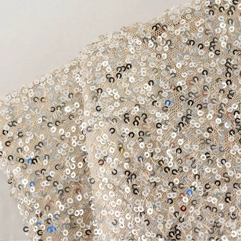 Paillettenjurk | Mini | Mouwloos | Glitterjurk | Feestjurk-Boetiek Moda