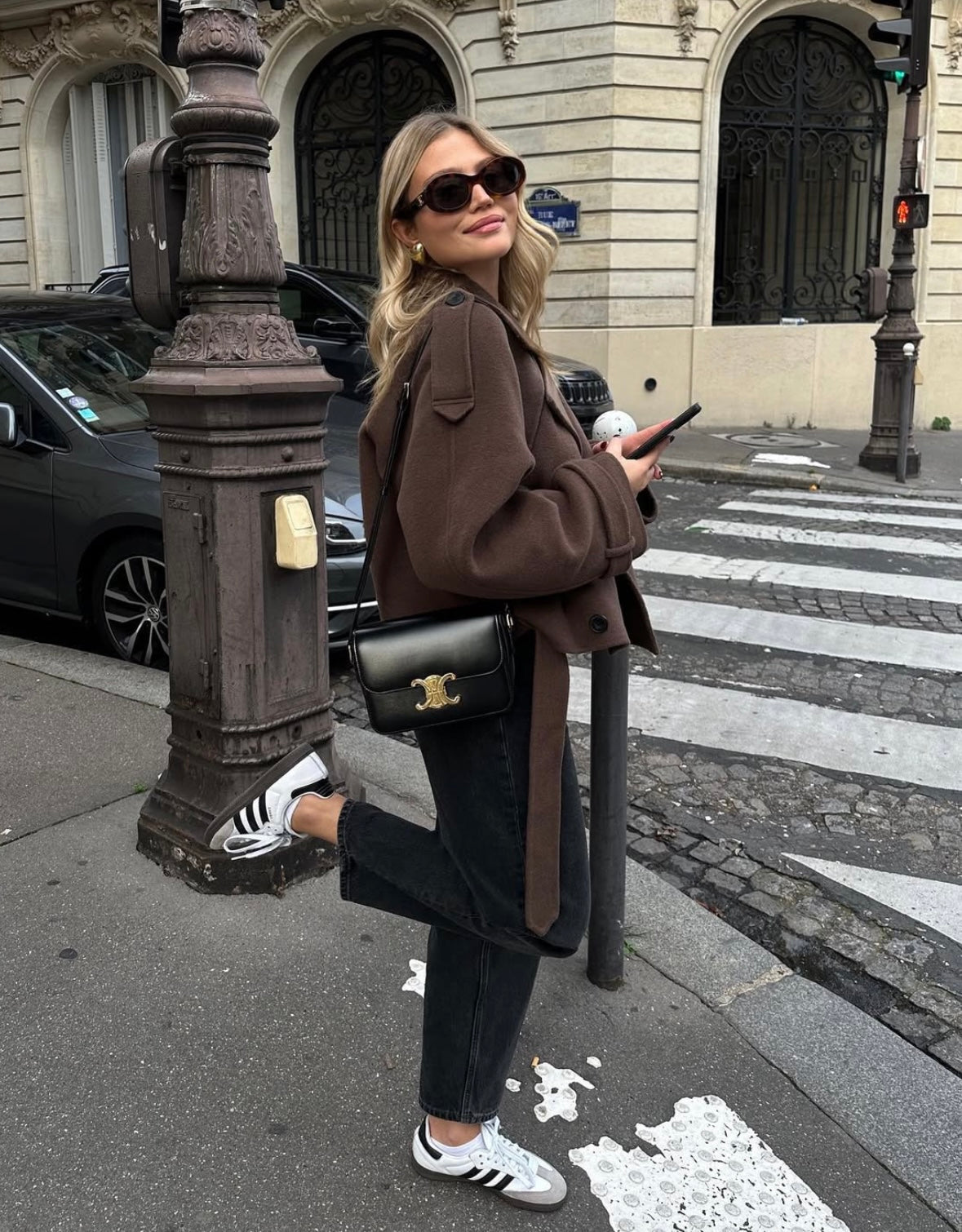 Pea Coat | Riem | Double Breasted | Korte wintertrenchcoat | Damesjas-Boetiek Moda