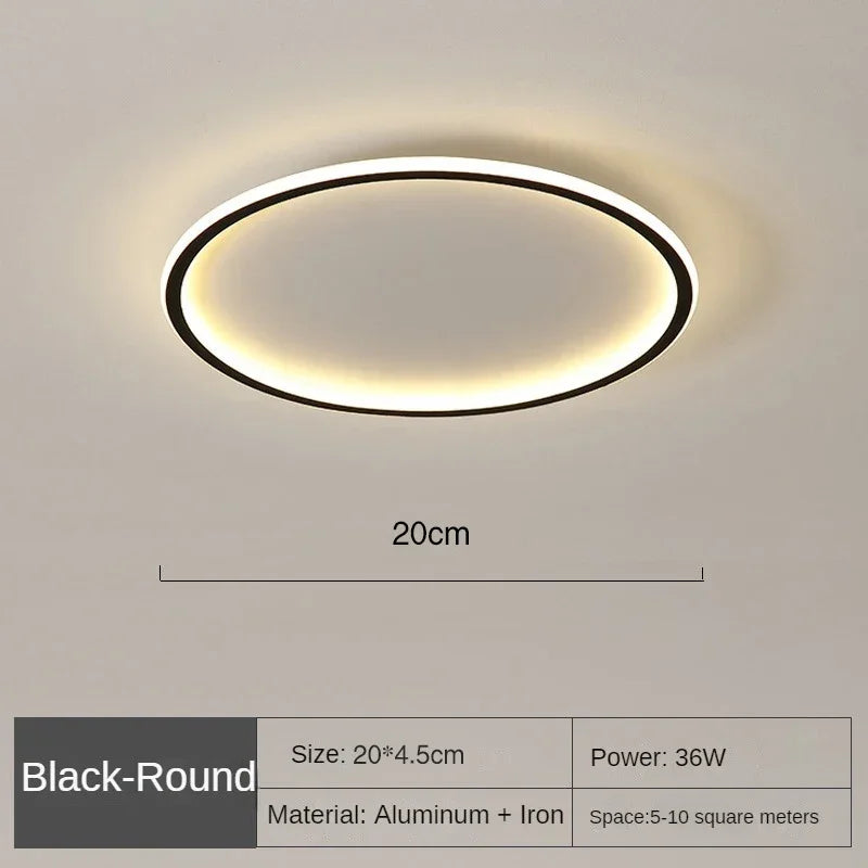 Plafondlamp - Rond - Simpel - LED-plafondlampen - Kamerverlichting-Boetiek Moda