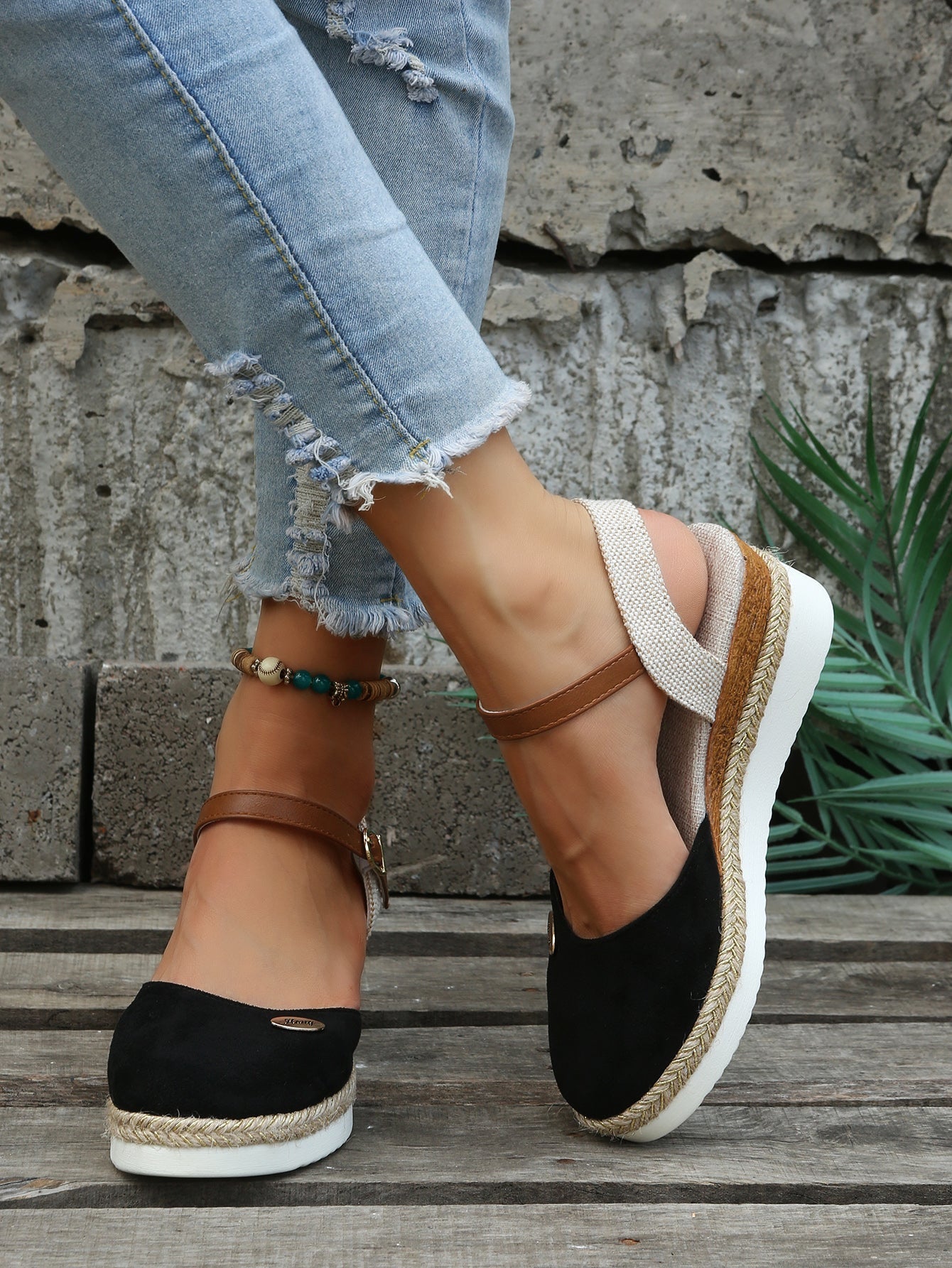 Platform sandalen | Enkelband | Orthopedische | Espadrilles | Damessandalen-Boetiek Moda