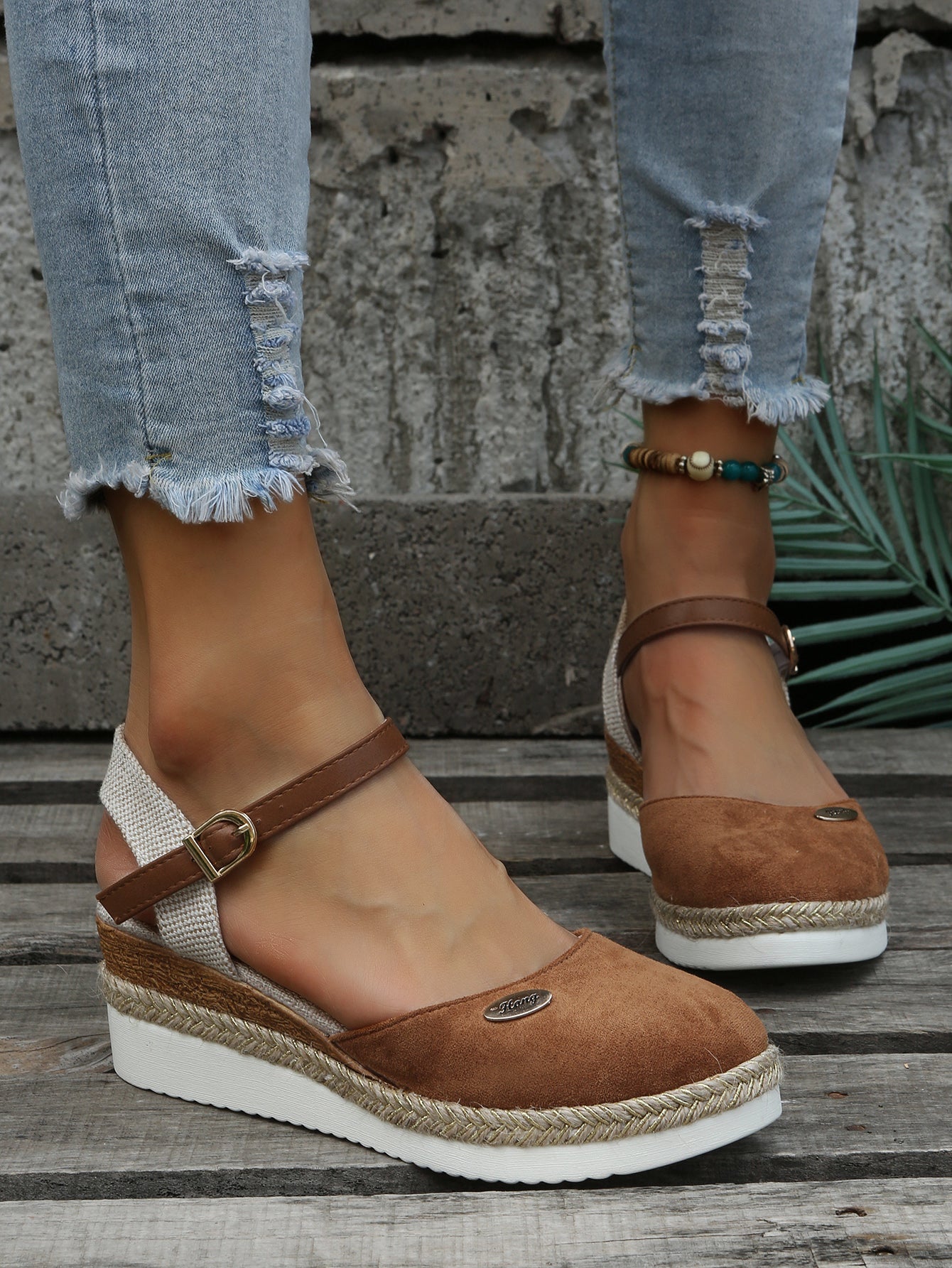 Platform sandalen | Enkelband | Orthopedische | Espadrilles | Damessandalen-Boetiek Moda