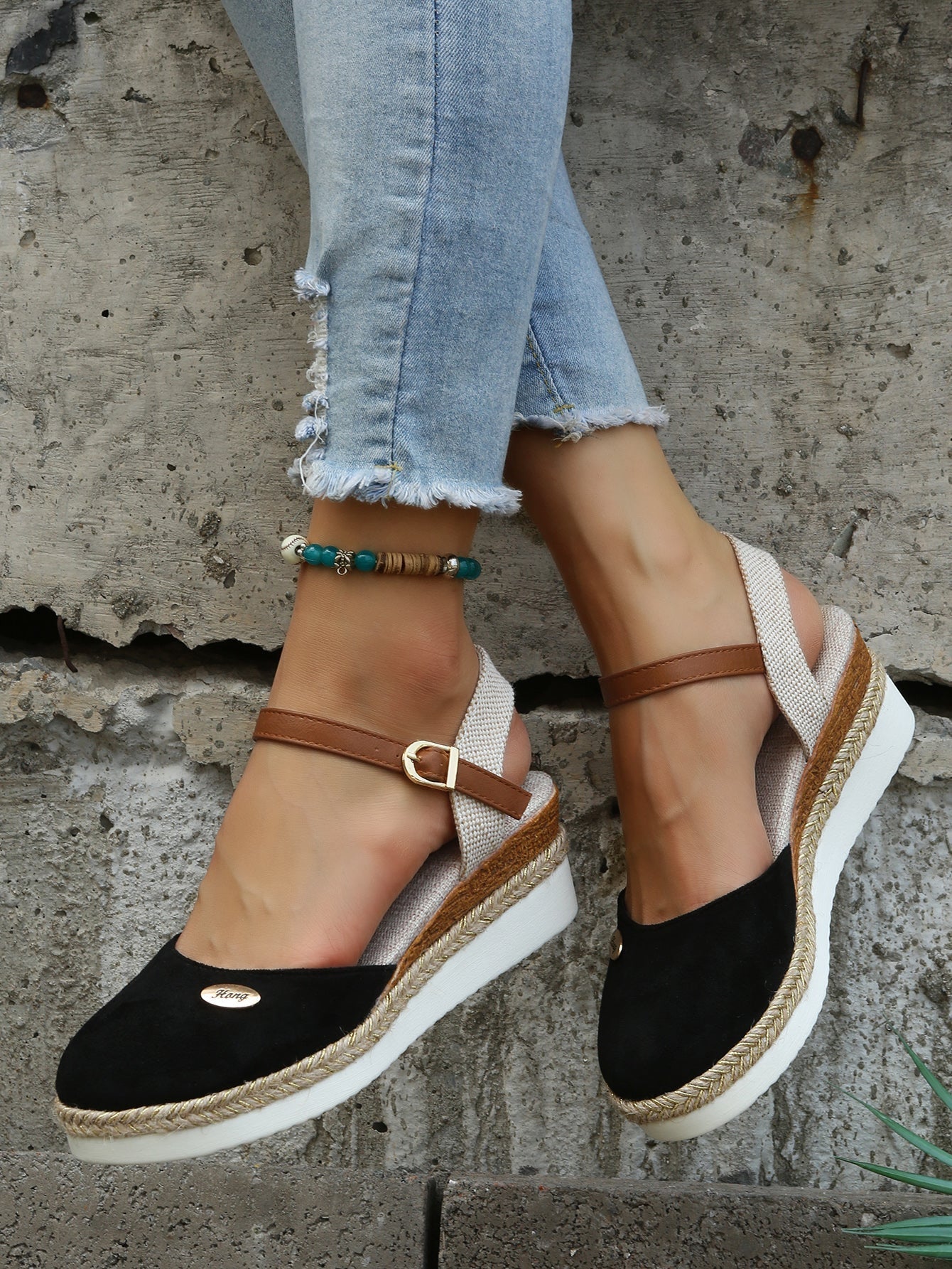 Platform sandalen | Enkelband | Orthopedische | Espadrilles | Damessandalen-Boetiek Moda