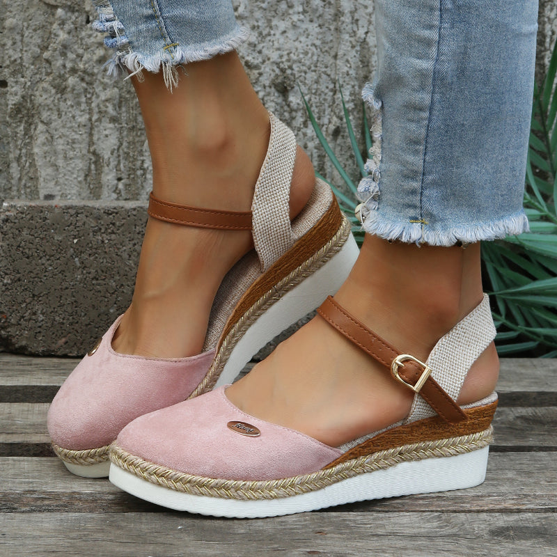 Platform sandalen | Enkelband | Orthopedische | Espadrilles | Damessandalen-Boetiek Moda