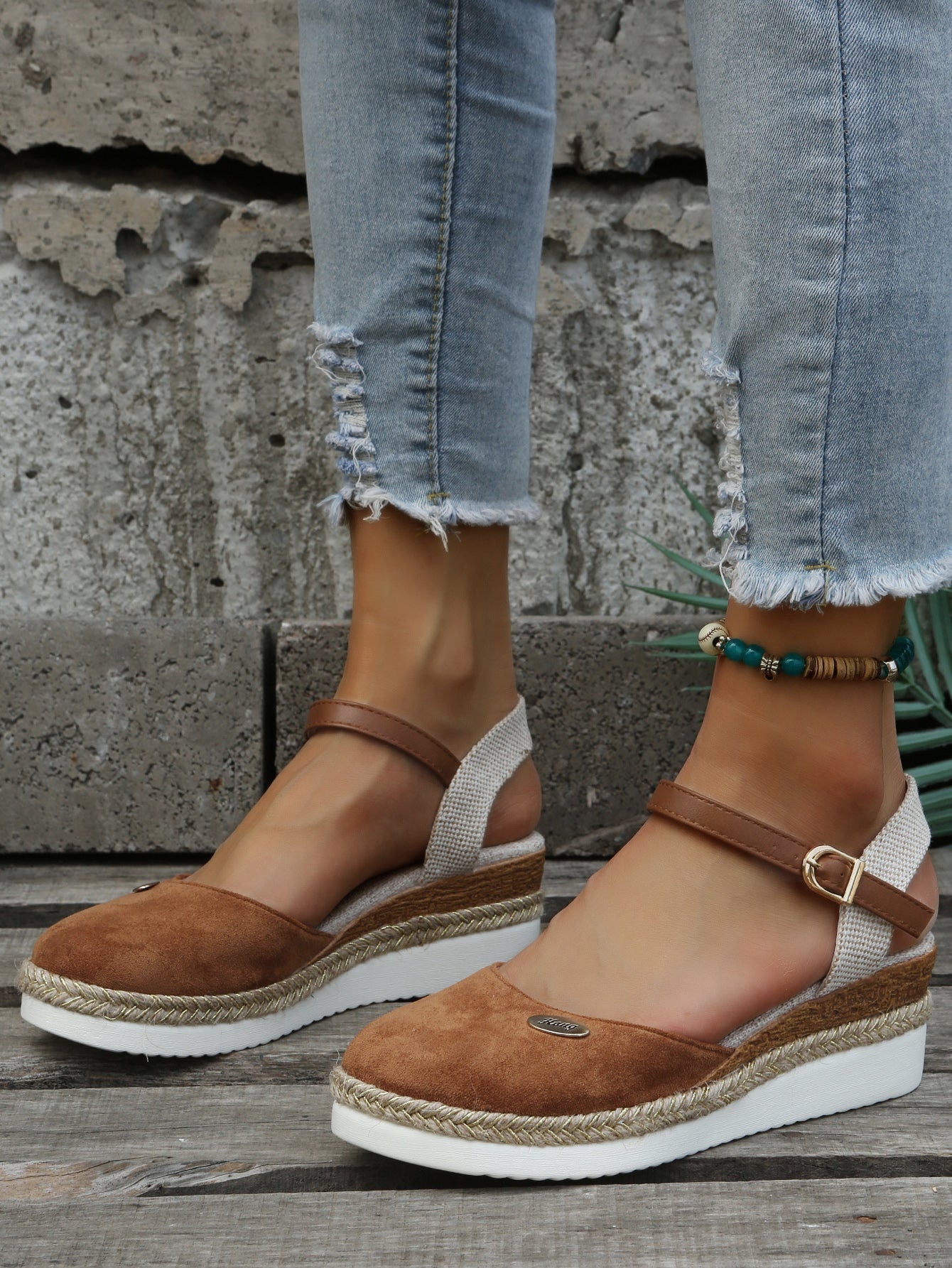 Platform sandalen | Enkelband | Orthopedische | Espadrilles | Damessandalen-Boetiek Moda