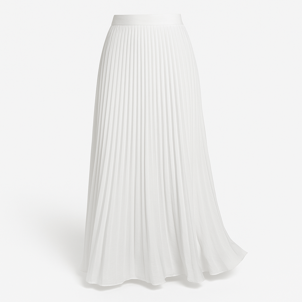 Plooirok | Hoge taille | Lang | Maxi Rok | Vrouwenrokken-Boetiek Moda