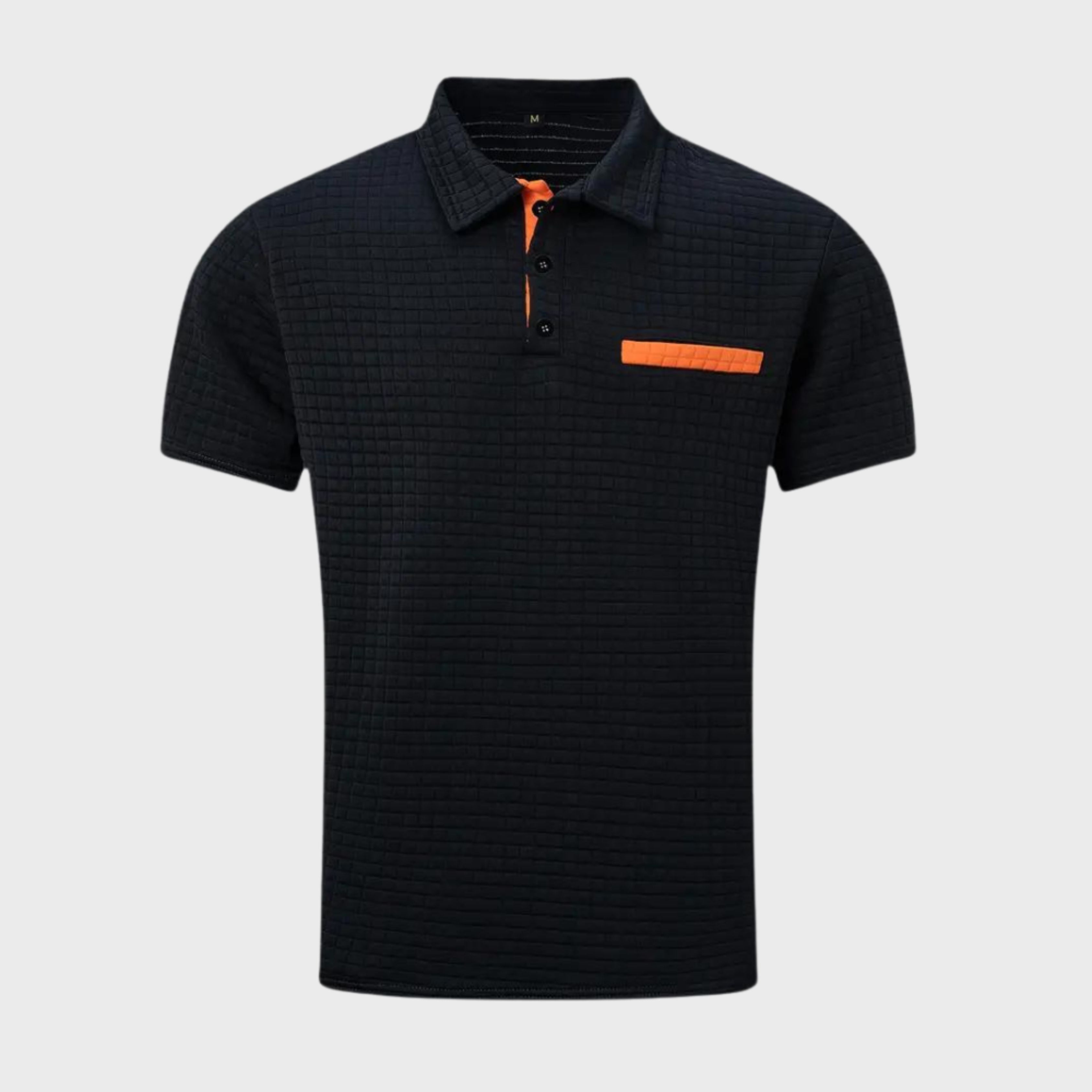 Polo T-shirt | Knoopsluiting | Borstzak | T-shirt met kraag | Polo's voor heren-Boetiek Moda