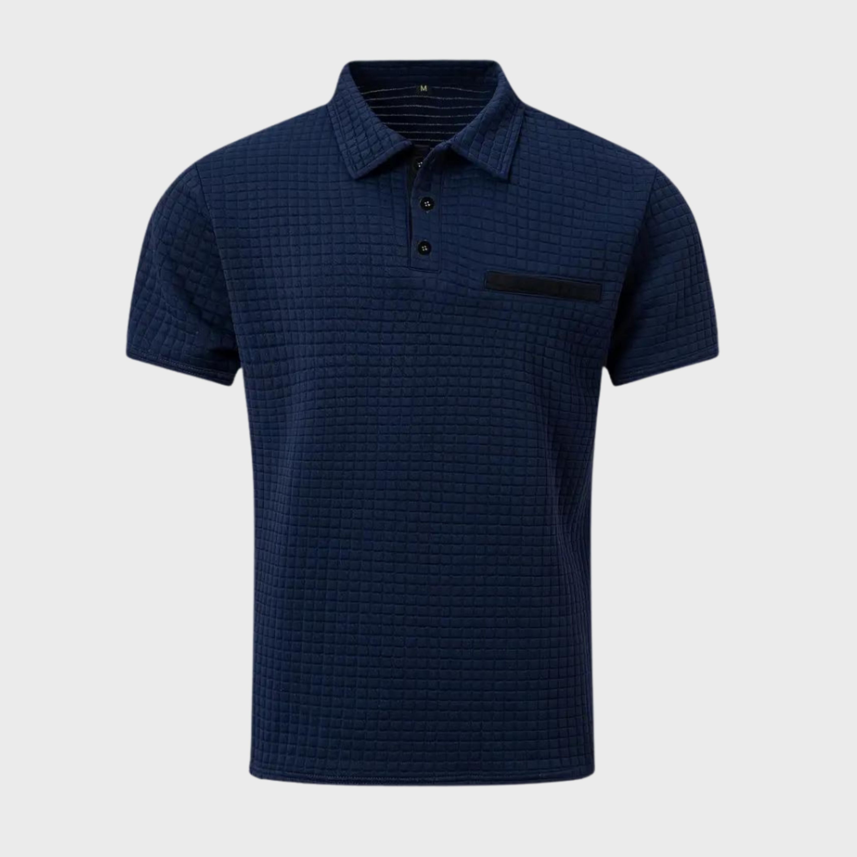 Polo T-shirt | Knoopsluiting | Borstzak | T-shirt met kraag | Polo's voor heren-Boetiek Moda