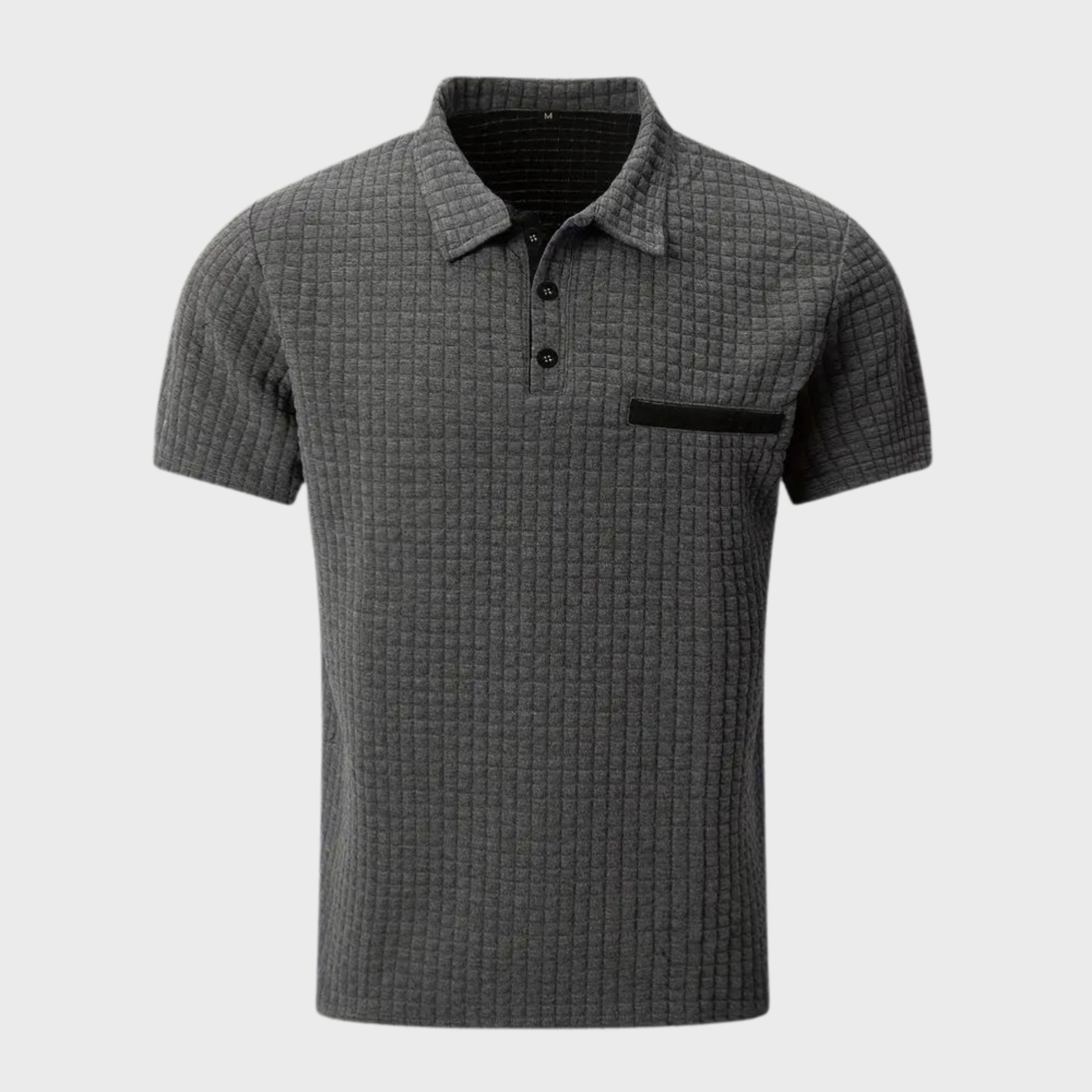 Polo T-shirt | Knoopsluiting | Borstzak | T-shirt met kraag | Polo's voor heren-Boetiek Moda