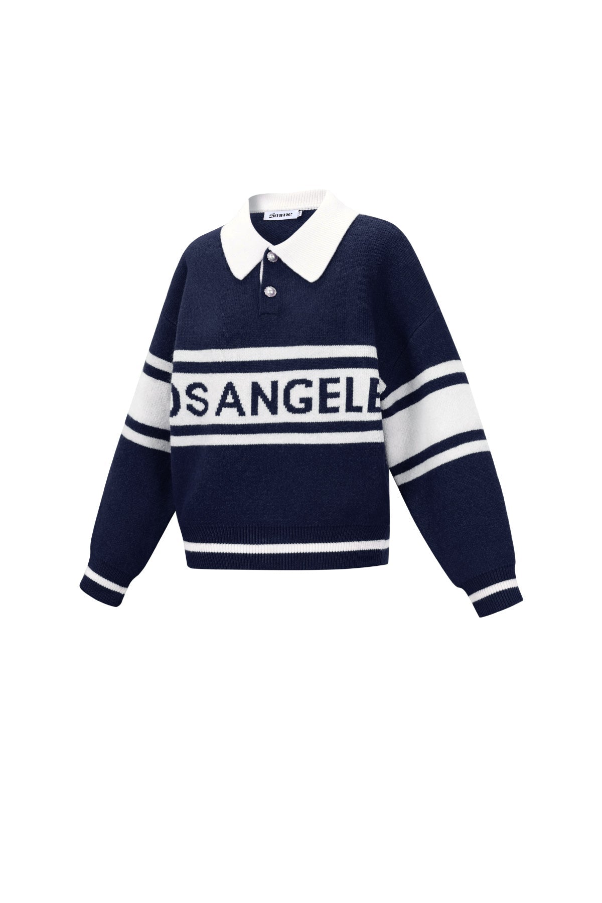 Polo Trui - Los Angeles - Kraag - Gebreide trui - Damesknitwear-Boetiek Moda