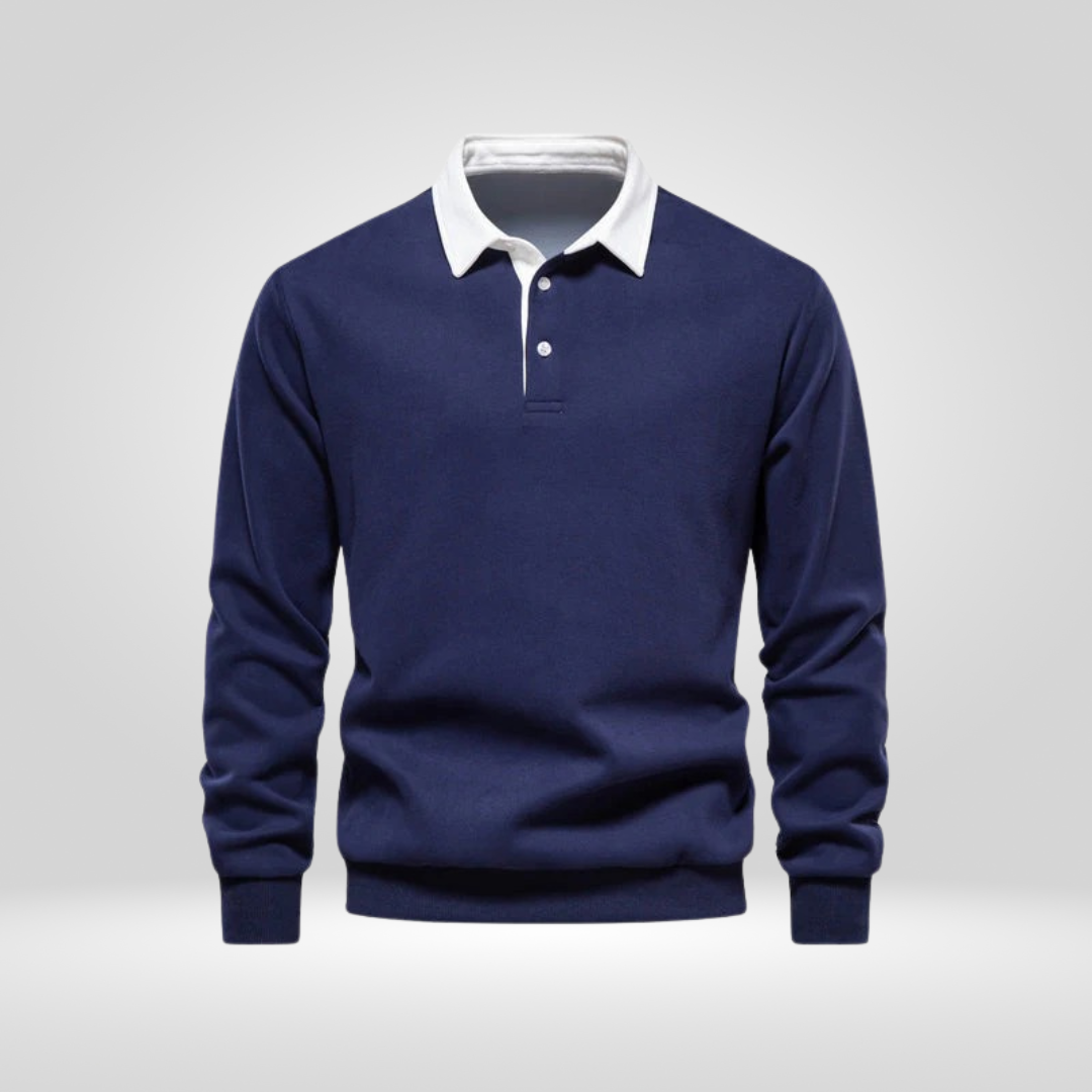 Polo trui | Casual | Met kraag | Pullover trui | Pullover voor mannen-Boetiek Moda