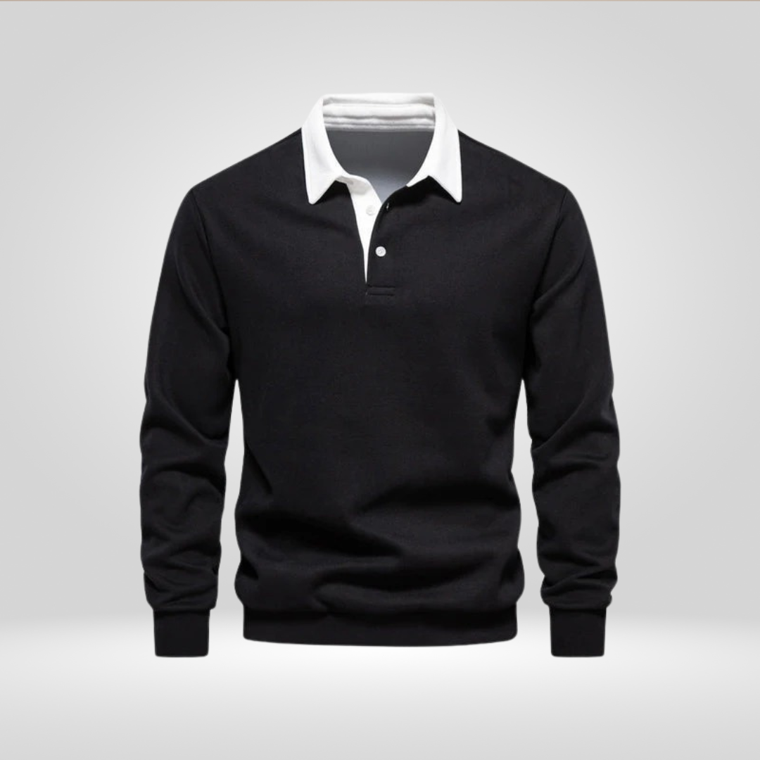 Polo trui | Casual | Met kraag | Pullover trui | Pullover voor mannen-Boetiek Moda