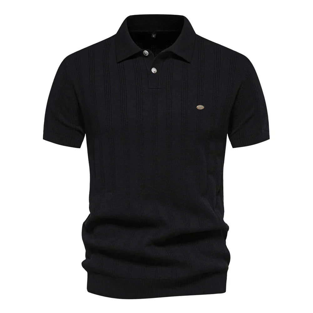Poloshirt – Korte mouwen – Met kraag – Polo-T-shirt – Heren-T-shirt-Boetiek Moda