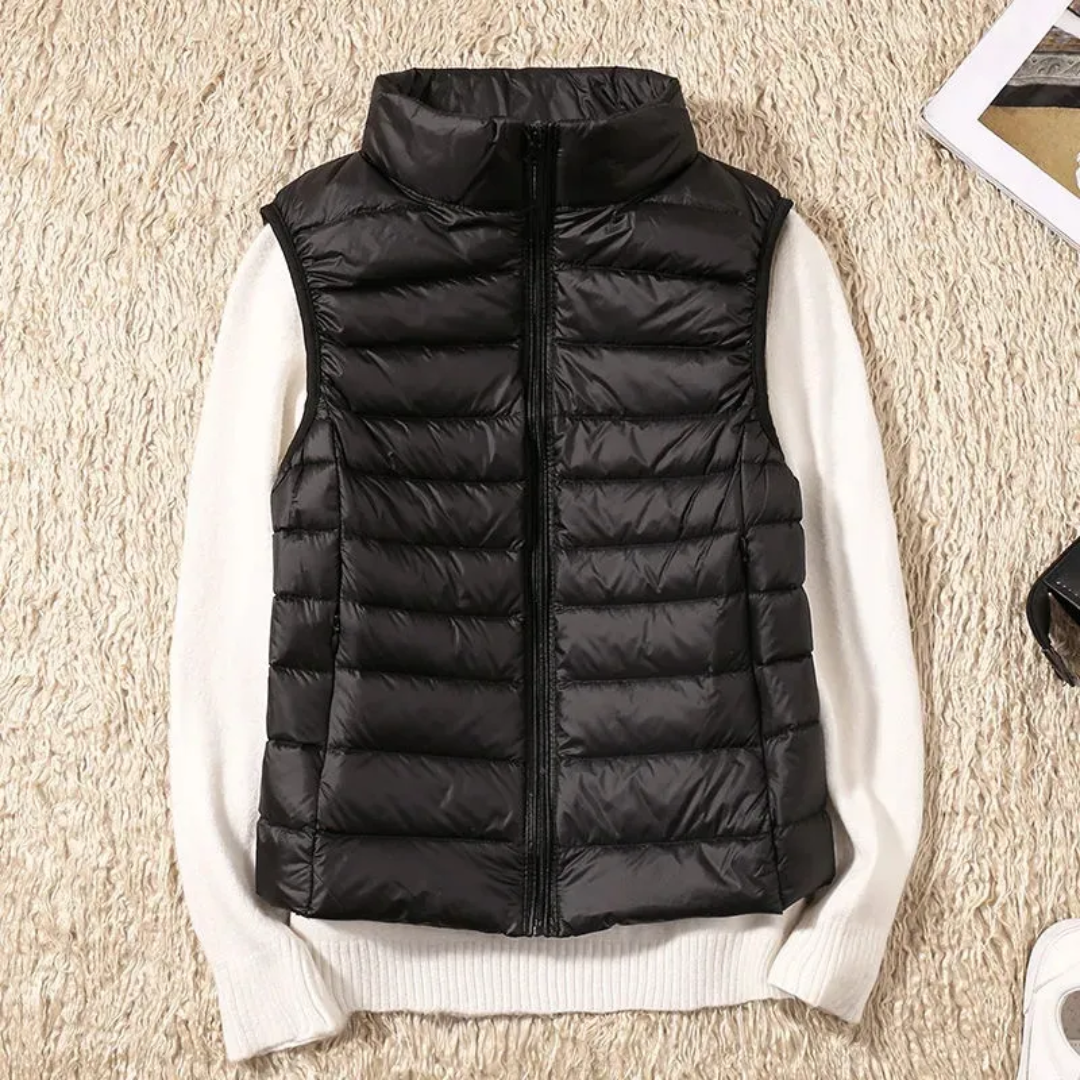 Puffer Gilet | Gewatteerd | Bodywarmer | Donsvest | Dames Gilet-Boetiek Moda