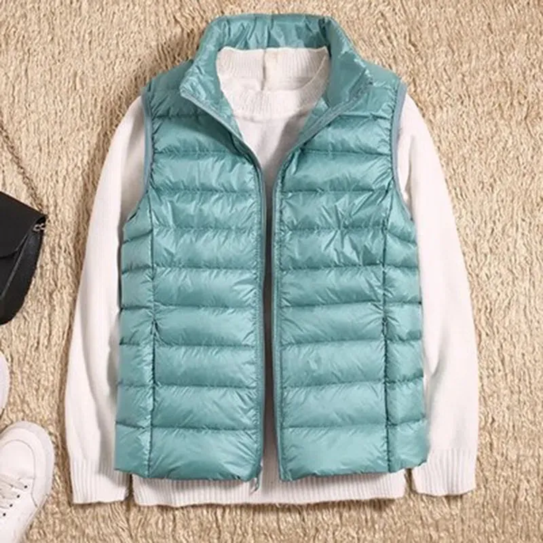 Puffer Gilet | Gewatteerd | Bodywarmer | Donsvest | Dames Gilet-Boetiek Moda