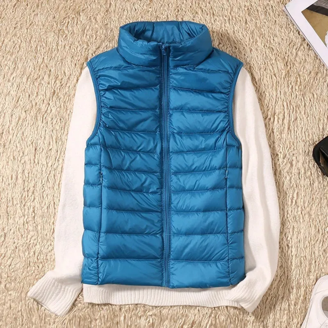 Puffer Gilet | Gewatteerd | Bodywarmer | Donsvest | Dames Gilet-Boetiek Moda