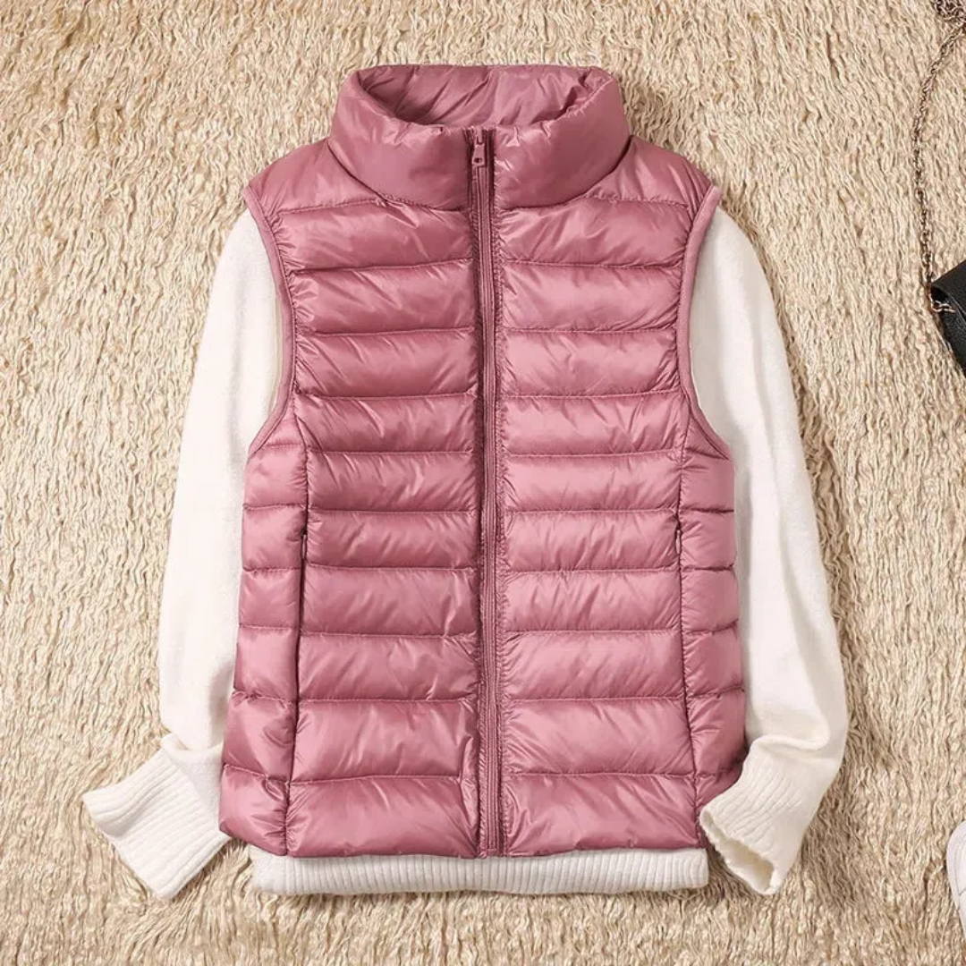 Puffer Gilet | Gewatteerd | Bodywarmer | Donsvest | Dames Gilet-Boetiek Moda