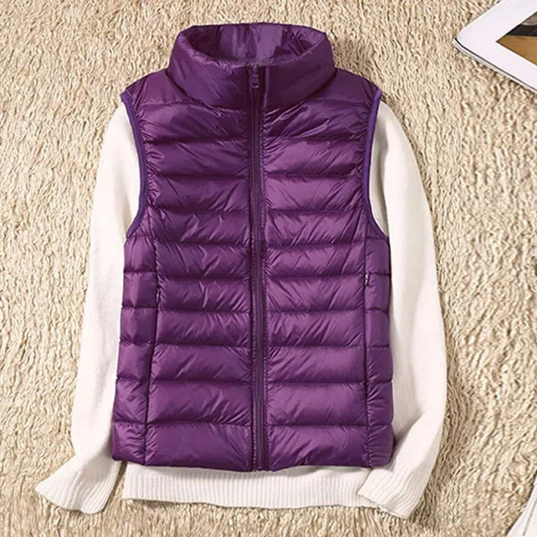 Puffer Gilet | Gewatteerd | Bodywarmer | Donsvest | Dames Gilet-Boetiek Moda