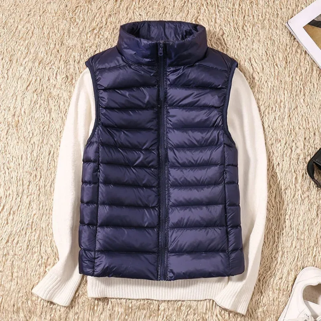 Puffer Gilet | Gewatteerd | Bodywarmer | Donsvest | Dames Gilet-Boetiek Moda