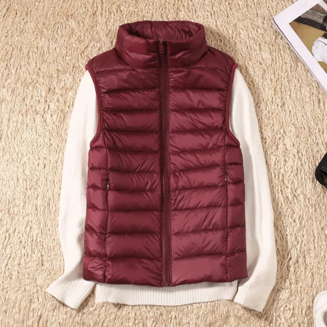 Puffer Gilet | Gewatteerd | Bodywarmer | Donsvest | Dames Gilet-Boetiek Moda