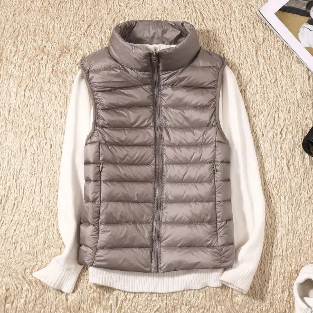 Puffer Gilet | Gewatteerd | Bodywarmer | Donsvest | Dames Gilet-Boetiek Moda