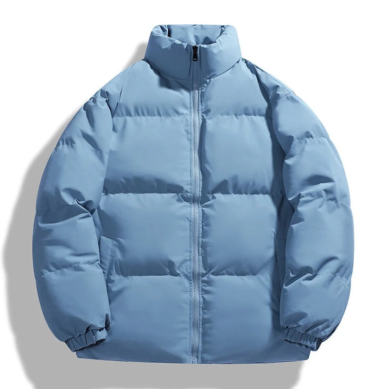 Pufferjack - Warme donsjack met rits voor heren in de winter-Boetiek Moda