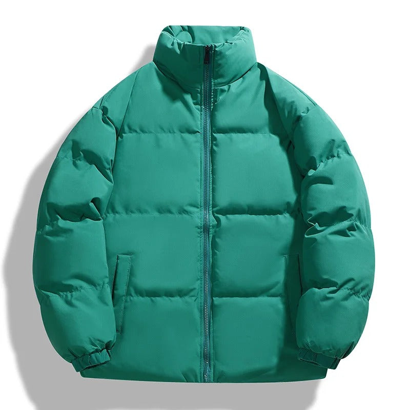 Pufferjack - Warme donsjack met rits voor heren in de winter-Boetiek Moda