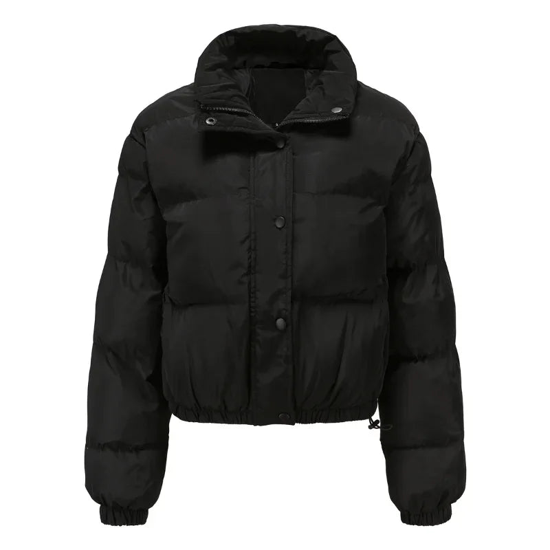 Pufferjas | Kort | Warm | Gewatteerd jack | Winterjas voor vrouwen-Boetiek Moda