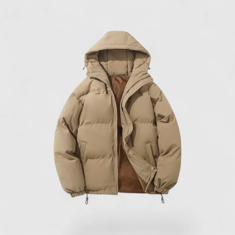 Pufferjas | Met capuchon | Gewatteerd | Donsjas | Winterjas voor heren-Boetiek Moda