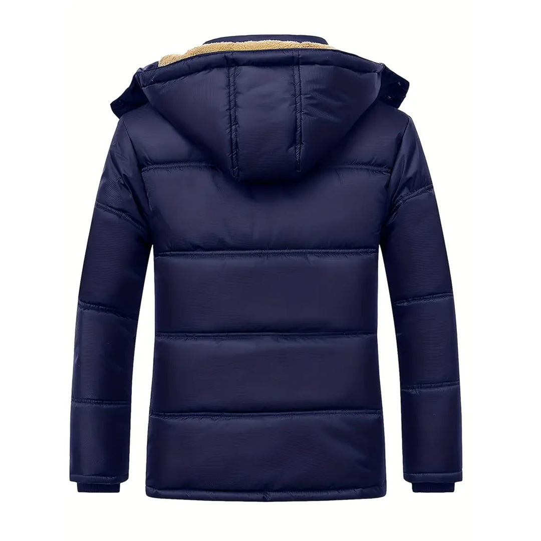 Pufferjas - Warm - Capuchon - Donsjack - Winterjas Voor Heren-Boetiek Moda