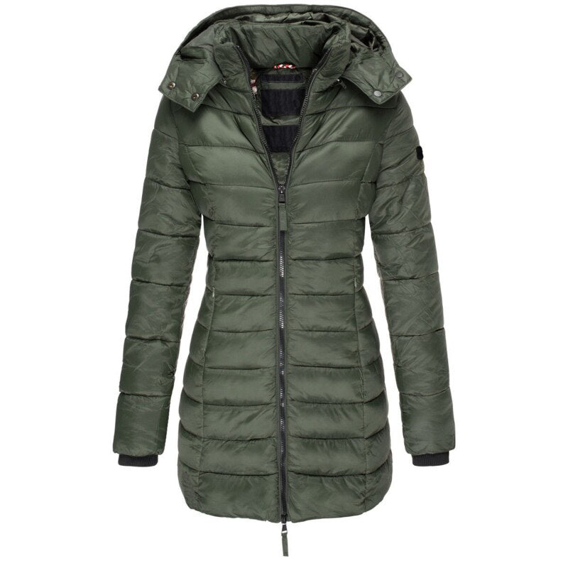 Pufferjas - Warm - Met capuchon - Donsjas - Winterjas voor dames-Boetiek Moda