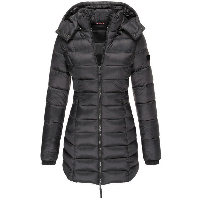 Pufferjas - Warm - Met capuchon - Donsjas - Winterjas voor dames-Boetiek Moda