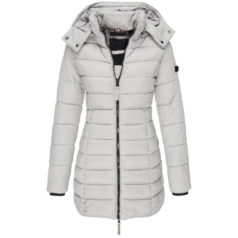 Pufferjas - Warm - Met capuchon - Donsjas - Winterjas voor dames-Boetiek Moda