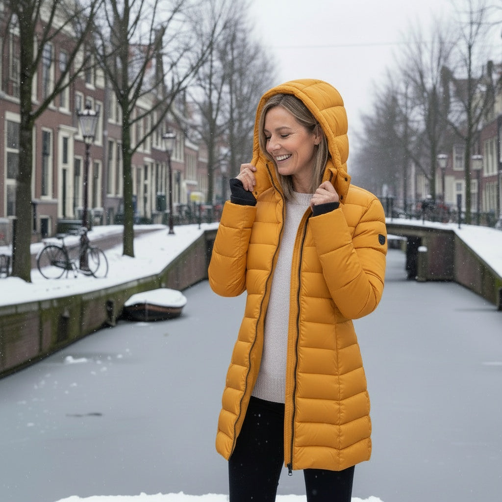 Pufferjas - Warm - Met capuchon - Donsjas - Winterjas voor dames-Boetiek Moda