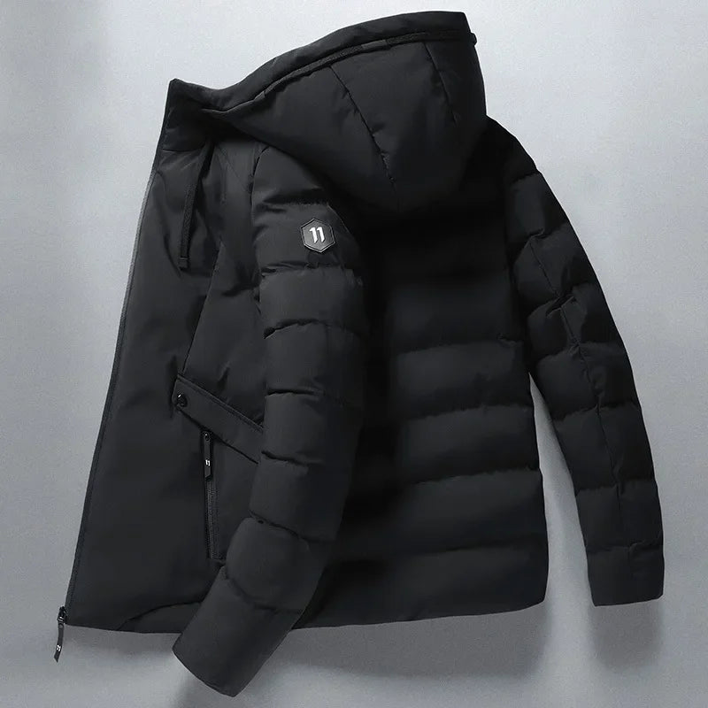 Pufferjas - Warme waterafstotende winterjas met capuchon voor heren-Boetiek Moda