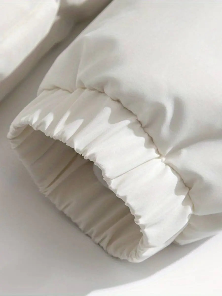 Pufferjas - Warme winterjas met capuchon en fleecevoering voor dames-Boetiek Moda