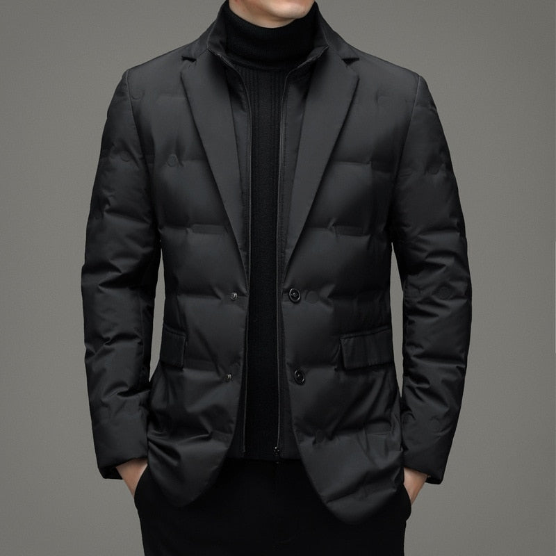 Pufferjas - Zip-Up - Slim Fit - Donzen Jas - Heren Winterjassen-Boetiek Moda