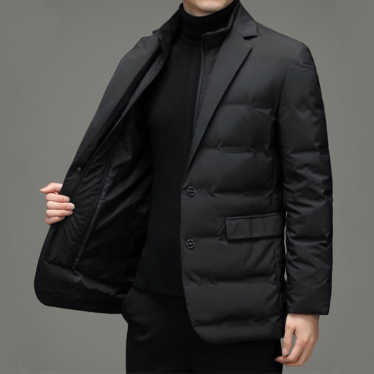 Pufferjas - Zip-Up - Slim Fit - Donzen Jas - Heren Winterjassen-Boetiek Moda
