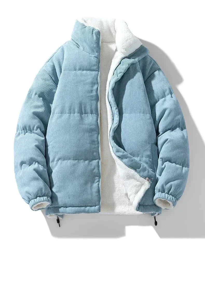 Pufferjas - twee-jacks - Zip-Up - fleece gevoerde jas - heren winterjas-Boetiek Moda