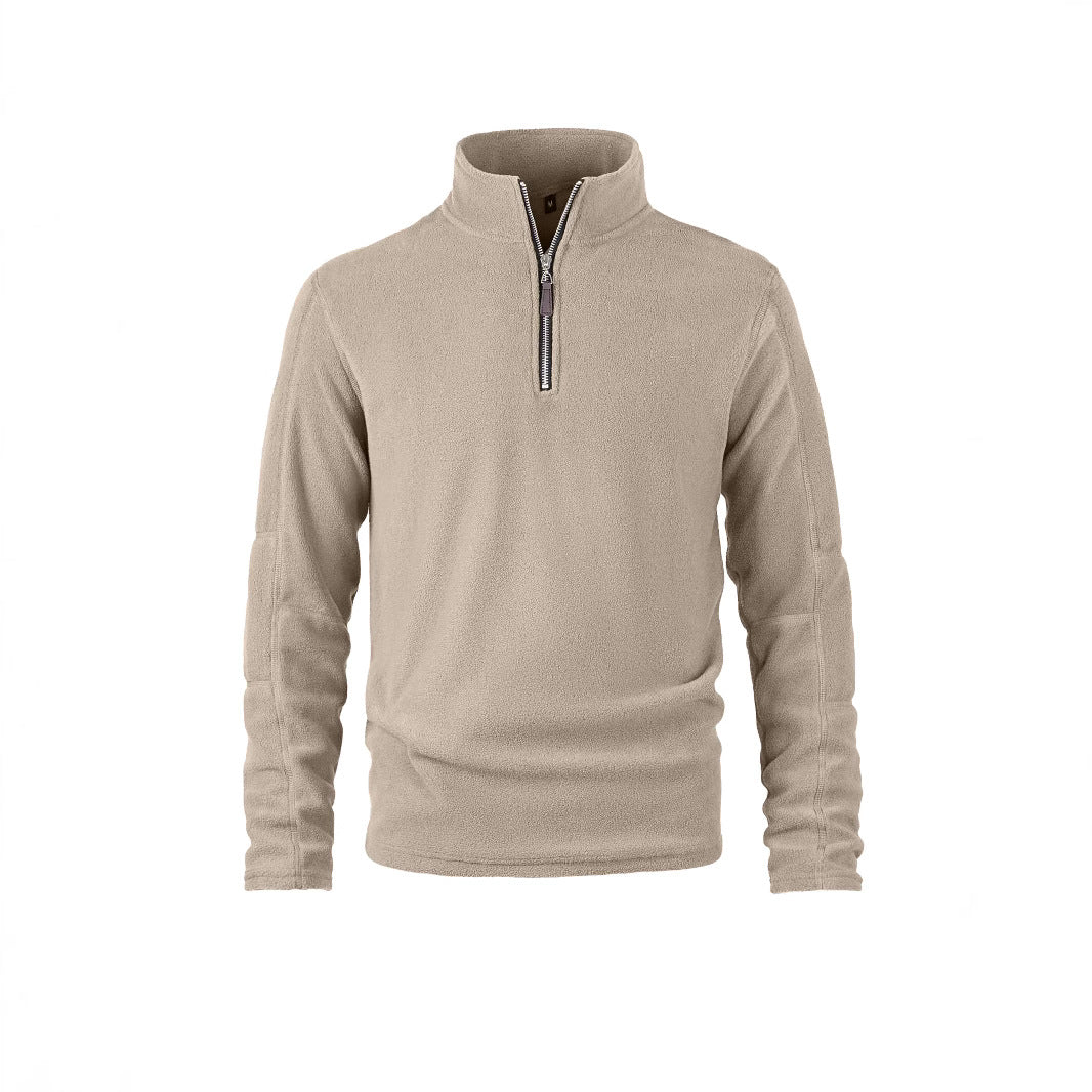 Quarter-Zip Fleece - Warme Half-Zip Pullover voor heren-Boetiek Moda