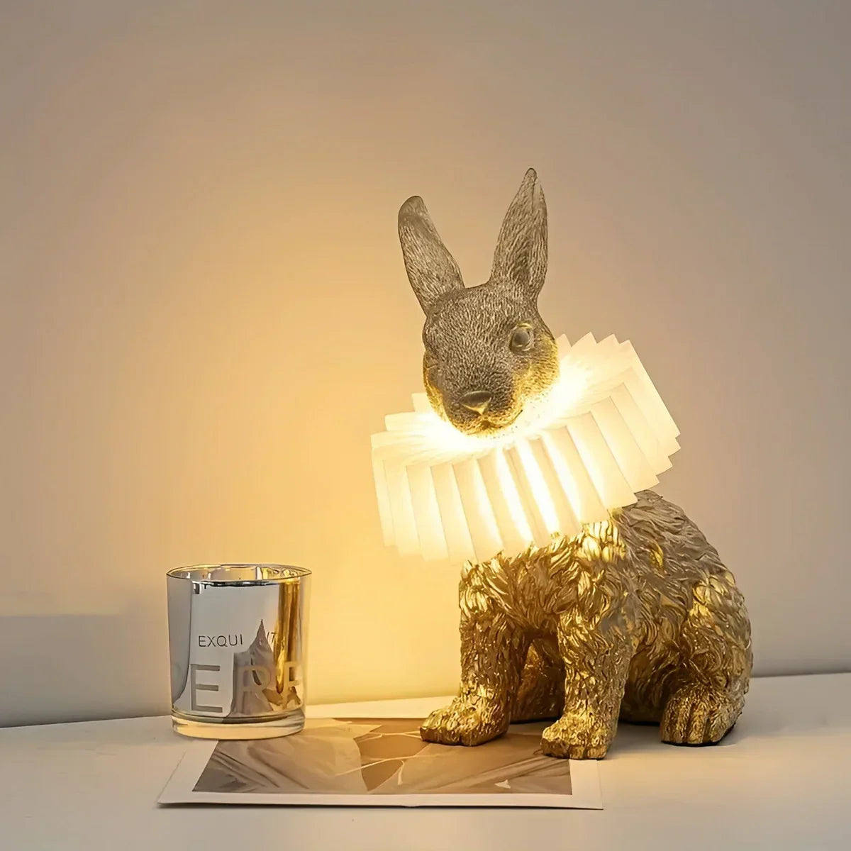 RabbitGleam - Artistieke moderne konijnen tafellamp-Boetiek Moda