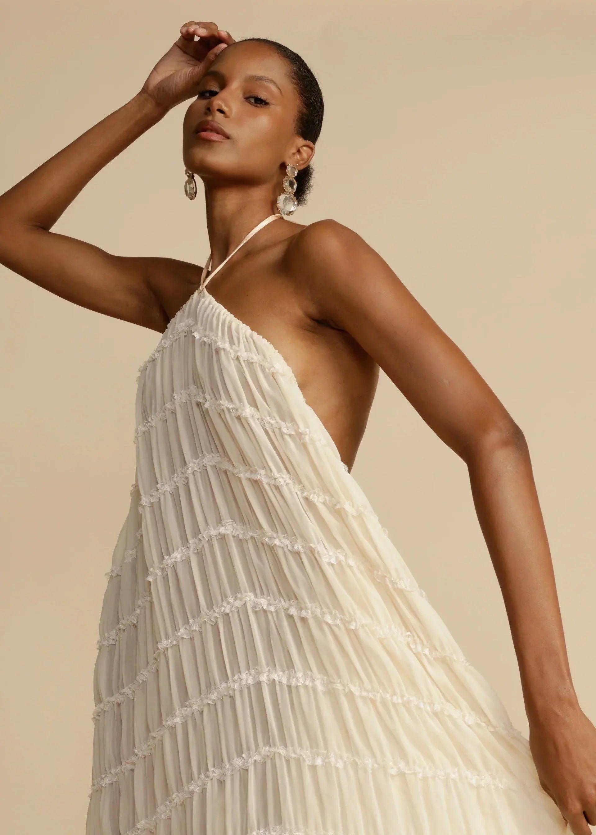 Rok en top | Chiffon | Open rug | Samengestelde set | Zomerkleding voor vrouwen-Boetiek Moda