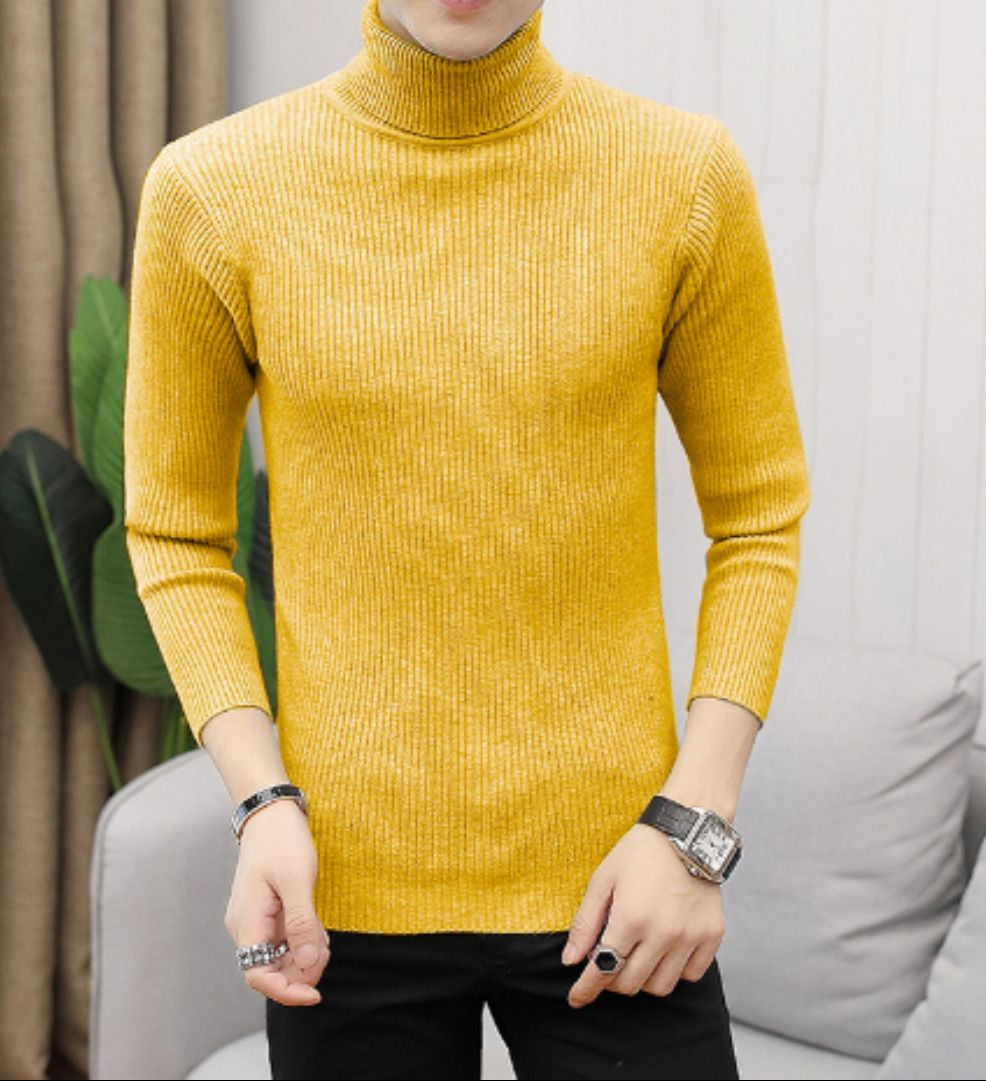 Roll Neck Jumper - Slim fit gebreide coltrui voor heren-Boetiek Moda