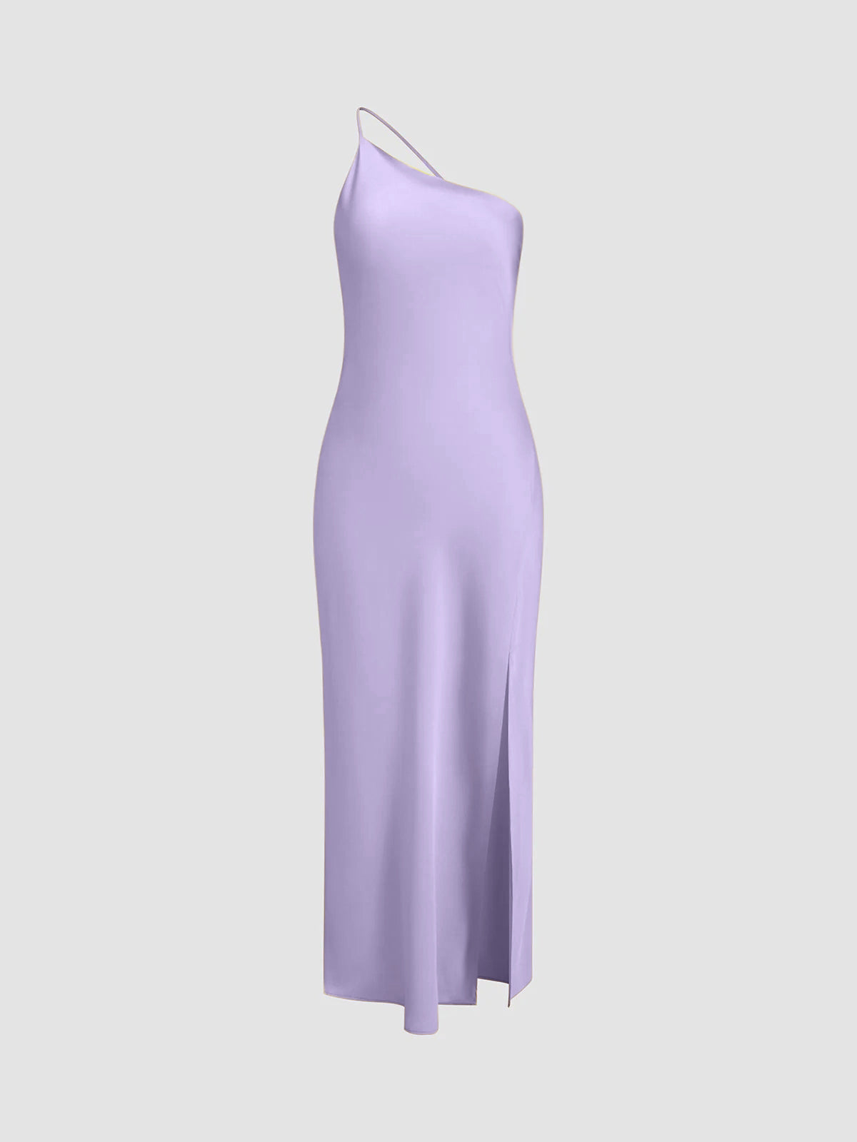 Satijnen jurk | Maxi | Split | Rugloze jurk | Zomerjurk-Boetiek Moda