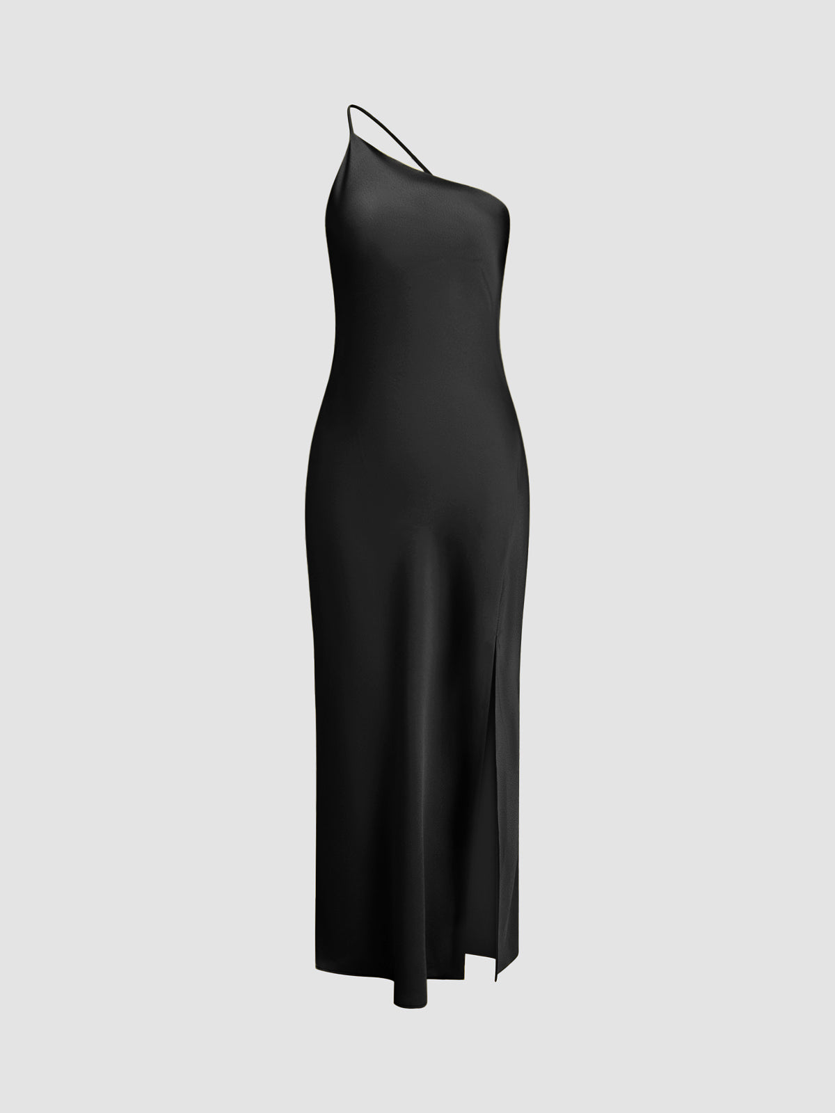 Satijnen jurk | Maxi | Split | Rugloze jurk | Zomerjurk-Boetiek Moda